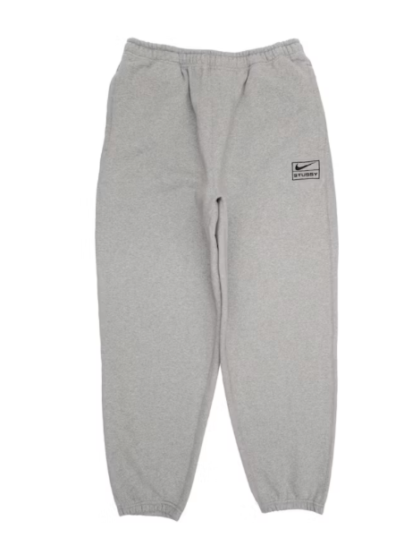Nike x Stussy Fleece Sweatpants Grey (SS23) – ambsoles Nike x Stussy Fleece Sweatpants Grey (SS23) – ambsoles