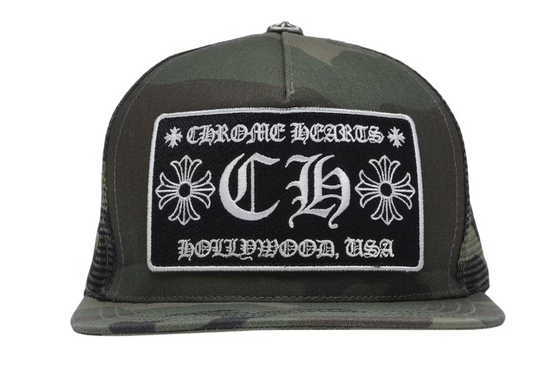 Chrome Hearts CH Hollywood Trucker Hat