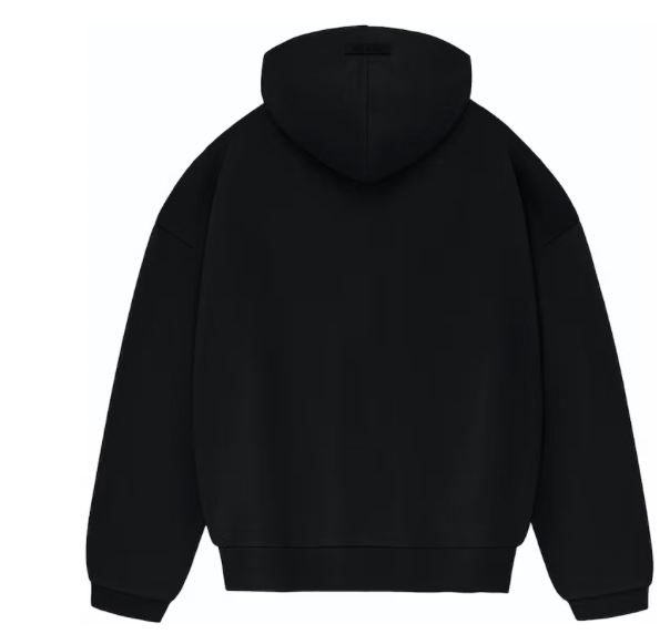 Fear of God Essentials Arch Logo Hoodie Jet Black