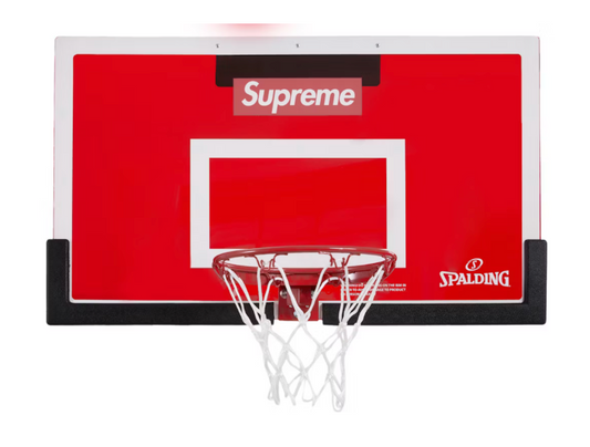 Supreme Spalding Mini Basketball Hoop Red