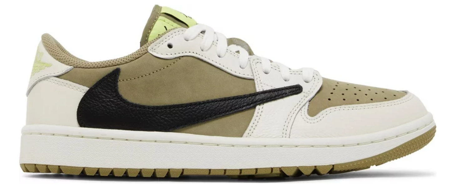 Jordan 1 Retro Low Golf Travis Scott Neutral Olive