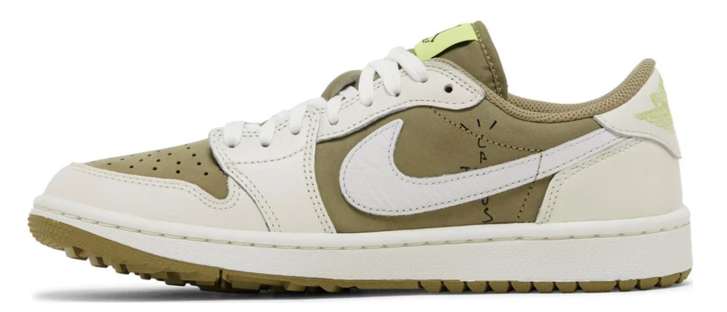 Jordan 1 Retro Low Golf Travis Scott Neutral Olive