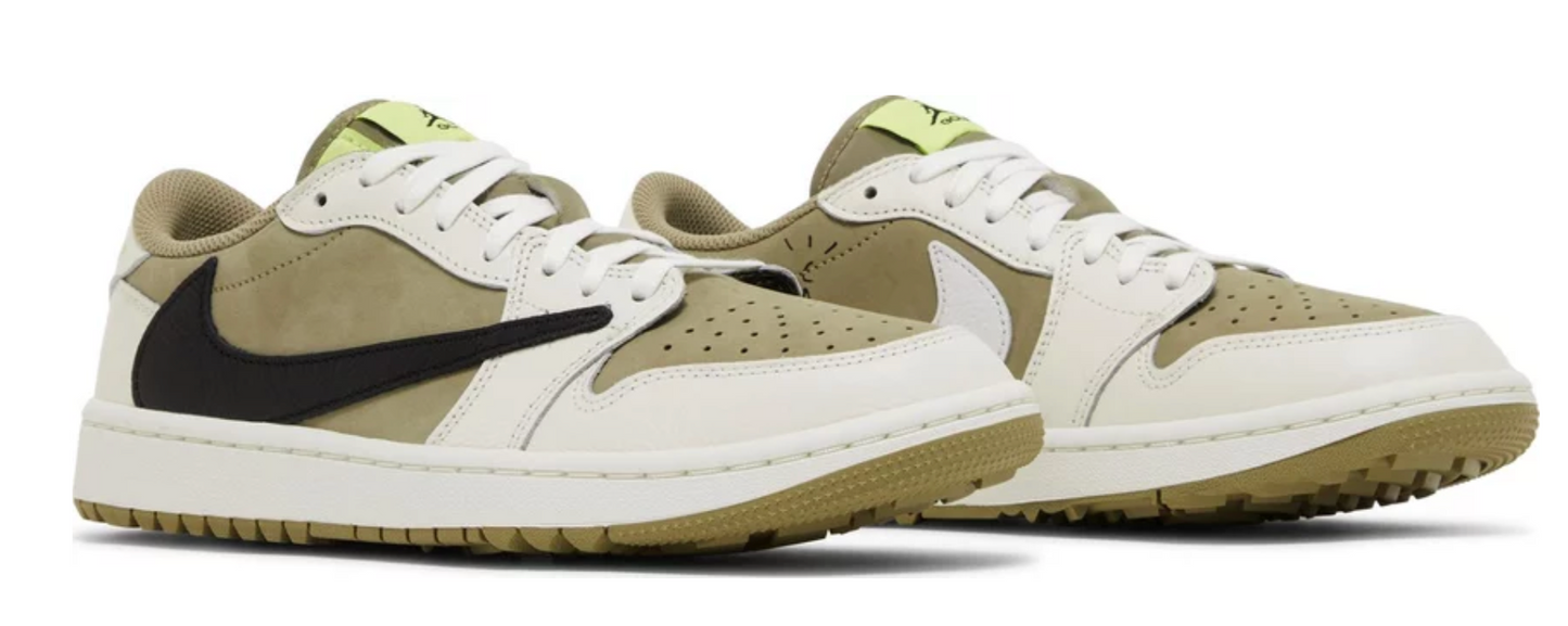 Jordan 1 Retro Low Golf Travis Scott Neutral Olive