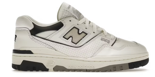 New Balance 550 Cream Black