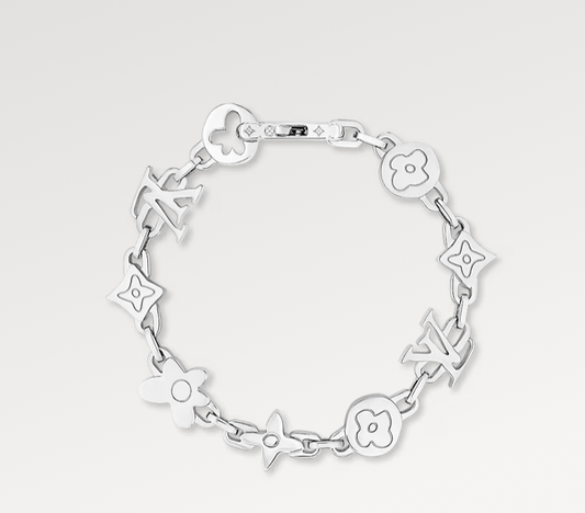 Louis Vuitton by Tyler, the Creator Monogram Craggy Bracelet Silver-color