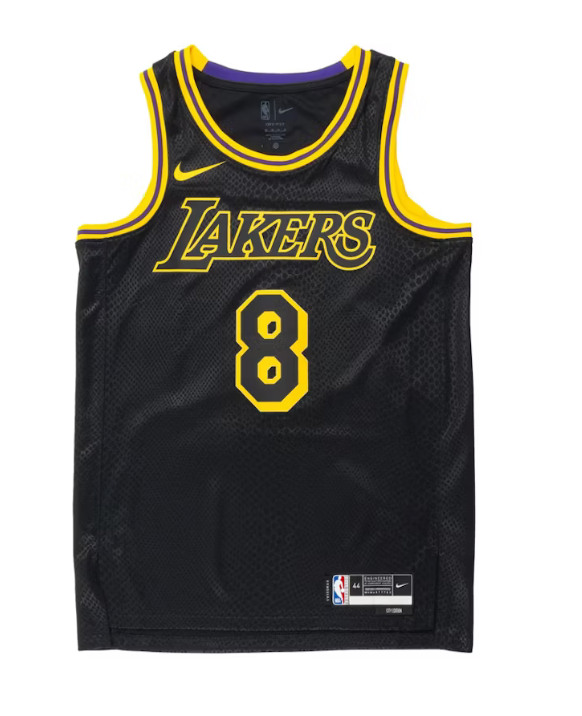 Nike Kobe Mamba Mentality Los Angeles Lakers City Edition Swingman Jersey (FW23) Black