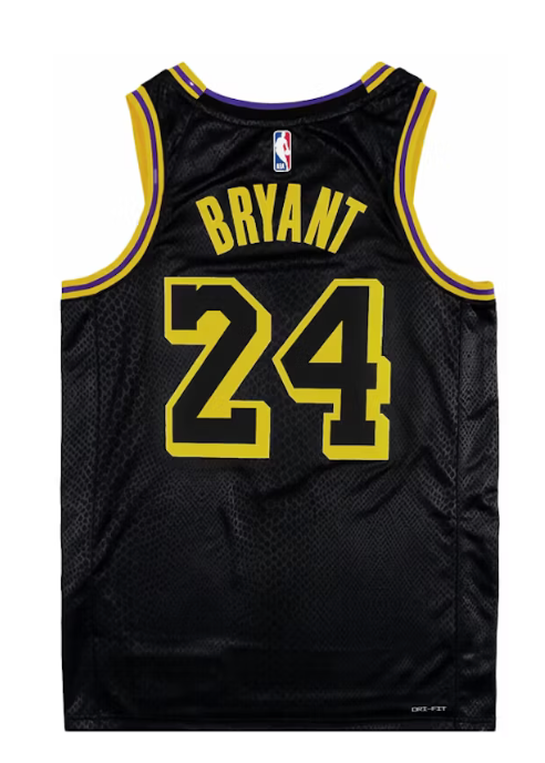 Nike Kobe Mamba Mentality Los Angeles Lakers City Edition Swingman Jersey (FW23) Black