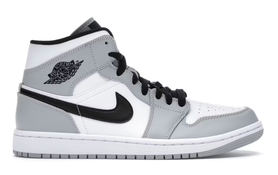 Jordan 1 Mid Light Smoke Grey