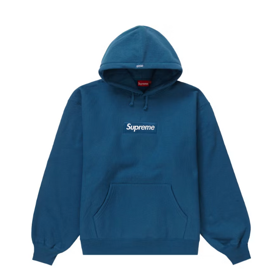 Supreme Box Logo Hooded Sweatshirt (FW23) Blue