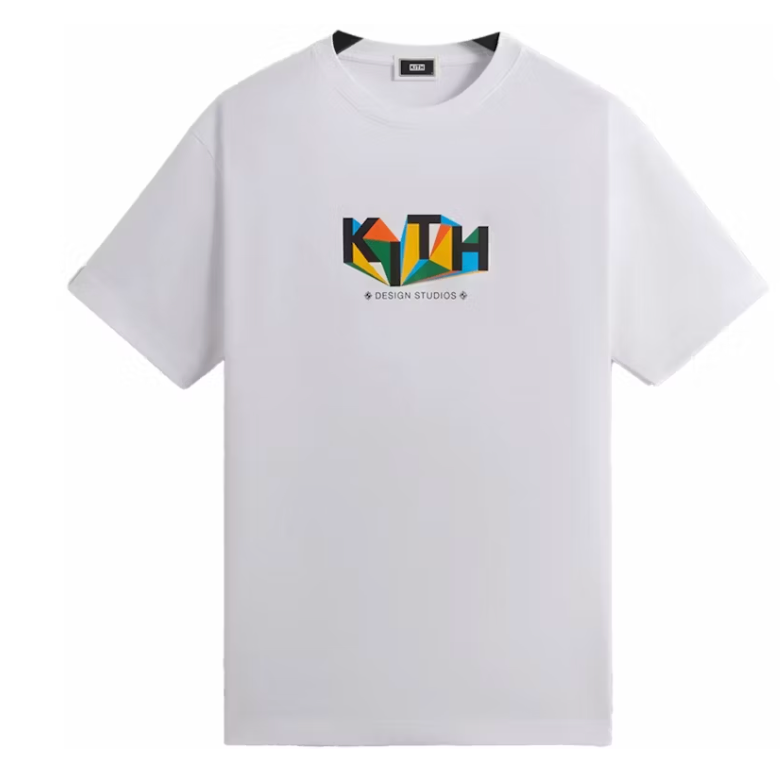 Kith Geometric Tee White