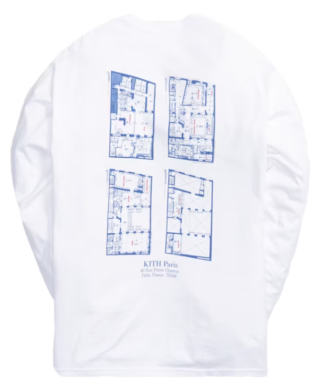 Kith Paris Opening L/S Tee White