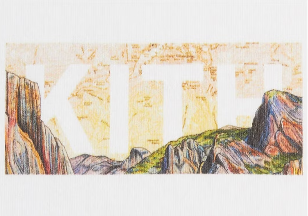 Kith x Columbia Yosemite Classic Logo Tee White